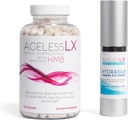 Cápsula de suplemento para mujeres con HMB Hidrasilk Eye Cream Bundle
