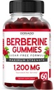 Berberine Gummies with Ceylon Cinnamon (60 Gummies) Premium Sugar-Free Ceylon Cinnamon Suplemento y GLP-1 Suplemento (60 Conde) Apoyo Gut Health & Metabolism - Non GMO & USA Made