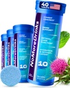 NoMoreDrinks Anti Alcohol Craving Suplemento  Liver Detox " Combat Cravings " Apoyo a la energía Alcohol Reemplazo Bebida para la leche orgánica Thistle Suplemento " Dandelion Root " 5HTP  durable (40) Energy Pills