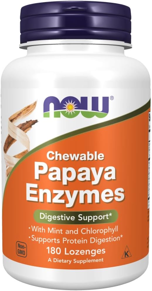 AHORA FOODS Papaya Enzyme Chewable, 180 Conde