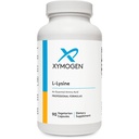 XYMOGEN L-Lysine 1000mg capsules - Suplemento Amino Acid para apoyar la síntesis de Collagen, proporciona equilibrio a una alta ingesta de Arginina (90 cápsulas)