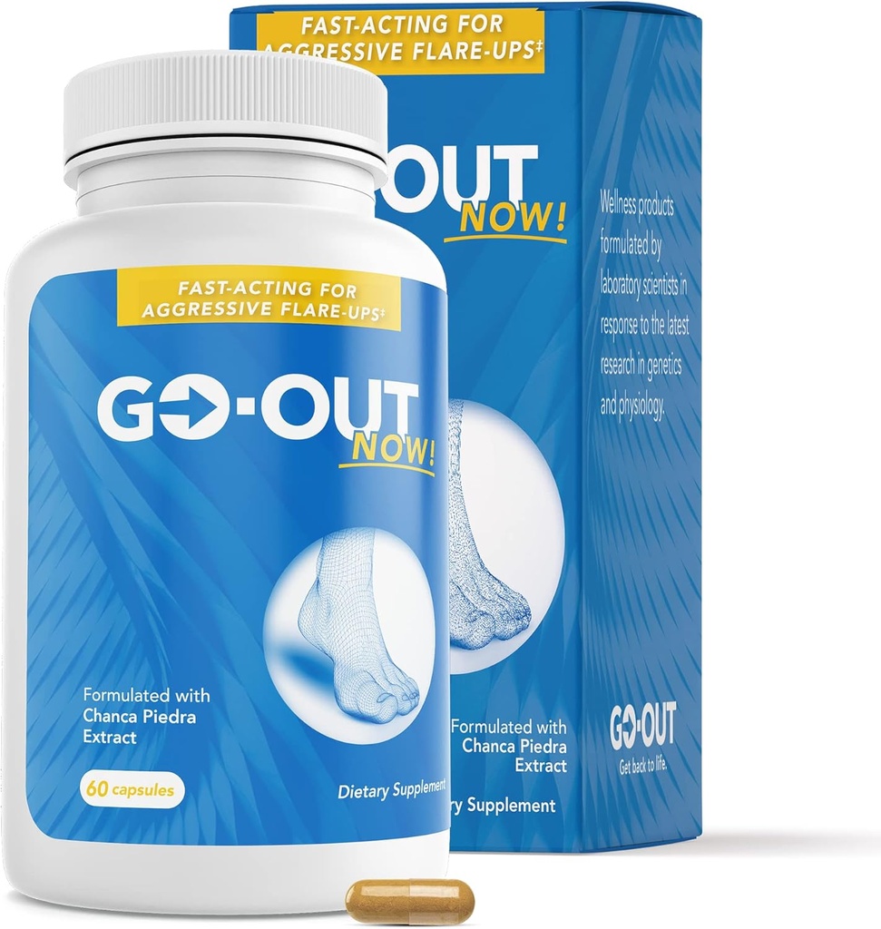 Mt. Angel Vitamins Go-Out Now - Chanca Piedra, Stone Breaker, Natural Kidney Cleanse & Gallbladder Fórmula - Stone Free, Chanca Piedra Líquida