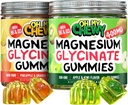 Magnesium Gummies Bundle – 2 botellas (60 cada uno) – Apple Kiwi &amp; Pineapple Orange