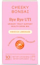 Cheeky Bonsai, Urinary Health Hydration Packets, Flush & Protect the Urinary Tract with D-Mannose, Cranberry & Electrolytes, Hibiscus Lemonade Flavor (10 Packets) No Añadido Sugar, Vegan y Gluten-Free