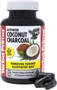 Yerba Prima Activado carbón de coco, 60 cápsulas - Detox natural - Vegetariano, Vegan, Gluten Gratis, No GMO
