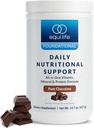 Equilife Daily Nutritional Support, All-in-One Multivitamin Meal Replacement, Pure Chocolate Flavor, 15G Plant Protein, Supports Total Wellness Incluido Energía, Digestión, Habilidad, 14 Servidores Tub