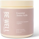 Be Well by Kelly Essential Amino Acids Unflavored Powder Supplement Plant-Based (6.87oz) BCAA 9 EAA