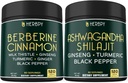 Bundle 7in1 Berberine HCl " 5in1 Ashwagandha Suplementos Shilajit