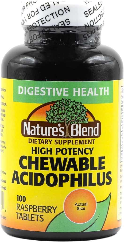 Suplemento Probiótico Blend Acidophilus de la naturaleza - 100 cápsulas de alta potencia - Salud Digestiva, Saldo de Gut Flora