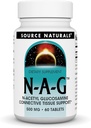 Fuente Natural N-A-G N-Acetyl Glucosamine for Joint Support and Intestinal Lining* - 500 mg - 60 Tablets