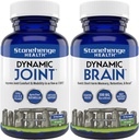 Stonehenge Health Dynamic Joint + Dynamic Brain Bundle Supplement Supports Comfort, Mobility, Flexibility + Memory Adquisición y Retención