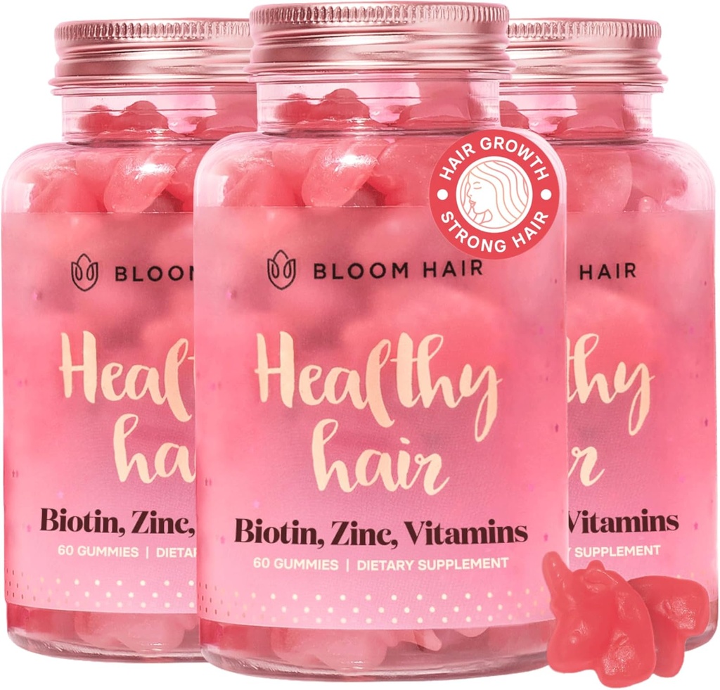 Gummies Hair Vitamins for Faster Hair Growth - Hair Skin and Nails Vitaminas " Biotin Vitamin for Rapid Hair Growth - Hair Supplement for Women " Biotin Gummies