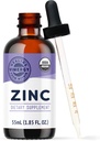 Vimergy Organic Zinc Supplements for Women & Men (7.5mg Liquid Zinc Por Serving) Fast-Absorbing Immune Support, Promotes Healthy Bones & Skin, USDA Certified Organic, Vegan, Up to 27 Servings (55 mL)