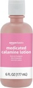 Amazon Basics Medicated Calamine Anti-Itch Lotion, Analgesic Skin Protectant, 6 Fluid Ounce, 1-Pack (antes Solimo) (Nueva Fórmula)