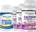 Bariatric Multivitamínico con Hierro Una vez Día y Cereza Citrato de Calcio Chewable para Cirugía Post-Bariatric incluyendo Bypass Gástrico y Sleeve (3 Meses)