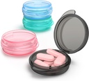 Caja pequeña de la pila, (4 Pack) Caja de la pila de viaje Portable Daily Pill Organizer Mini Contenedor de almacenamiento de medicamentos para el relleno de bolsillo