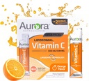 Aurora Nutraciencia Mega-Pack Liposomal Vitamina C, Immune Support, 3000 mg por Serving, Vegan, Gluten Gratis, No GMO, 32 Single Serve Packets, Orange