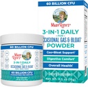 MaryRuth Organics 3-in-1 Gas & Bloat Probiotics ← Probióticos para la Función Digestiva Normal Silencio Probióticos para Mujeres & Hombres Silencio Prebióticos & Postbióticos ← 60 Billion CFU