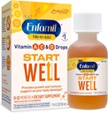 Enfamil Tri-Vi-Sol Infant Multivitamin Drops, apoya el crecimiento & salud inmunitaria para bebés, 50mL Bottle