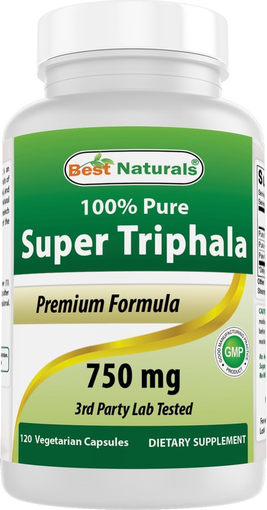 Mejores Naturales Triphala 750 mg 120 Vcaps