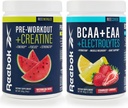 Reebok REEEnergize " REECover Bundle ← Pre-Workout + Sistema de recuperación de BCAA ¦ Watermelon Crush & Strawberry Lemonade  durable Train & Recover Pack