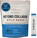 Live Conscious Beyond Collagen Peptides Powder Unflavored Packets - Hidrolyzed Collagen Powder - Hair Skin Nail & Joint Support - Multi Type Collagen Supplements for Women & Men