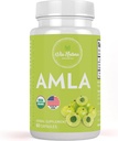 Amla Capsules 1000mg ← Suplemento Herbal Orgánica Silencio Fuente Natural de Vitamina C tención 60 cápsulas