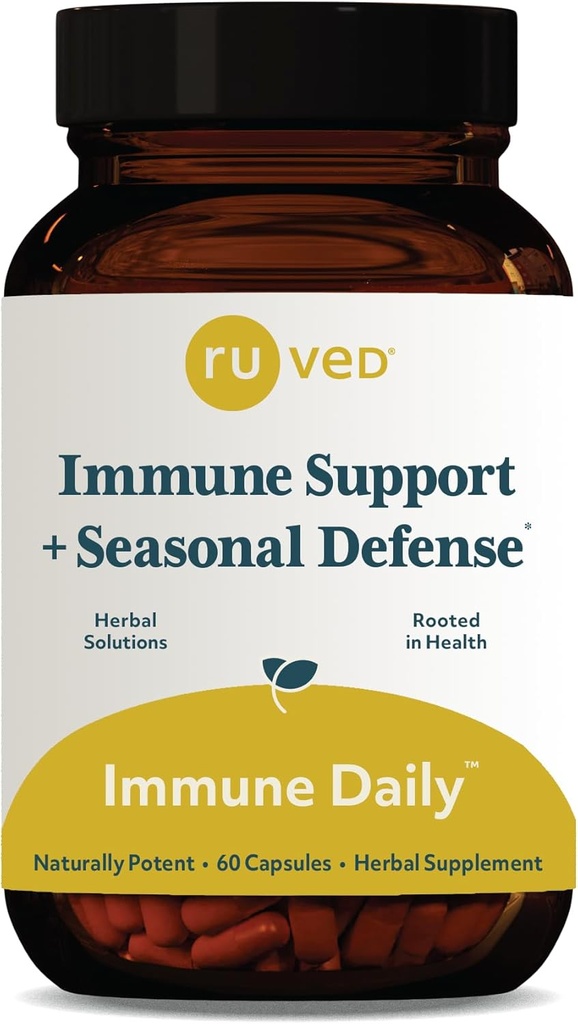 RUVED Flucomune Immune System Support, 60 cápsulas