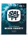 SALTT Electrolytes Empaquetaduras de Polvo, Todas las cosas Empaquetado de Variedad (15 Packets) - Magnesio, Potasio, Sodio, Trace Minerals - Vegan & Gluten Gratis - Travel Essentials - Made in USA