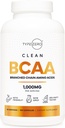 Tipo Zero BCAA 1000mg (180 cápsulas, 90 servidumbres), Aminoácidos de cadena ramificada (500 mg de L-Leucine, 1000 mg de L-Isoleucine y L-Valine)