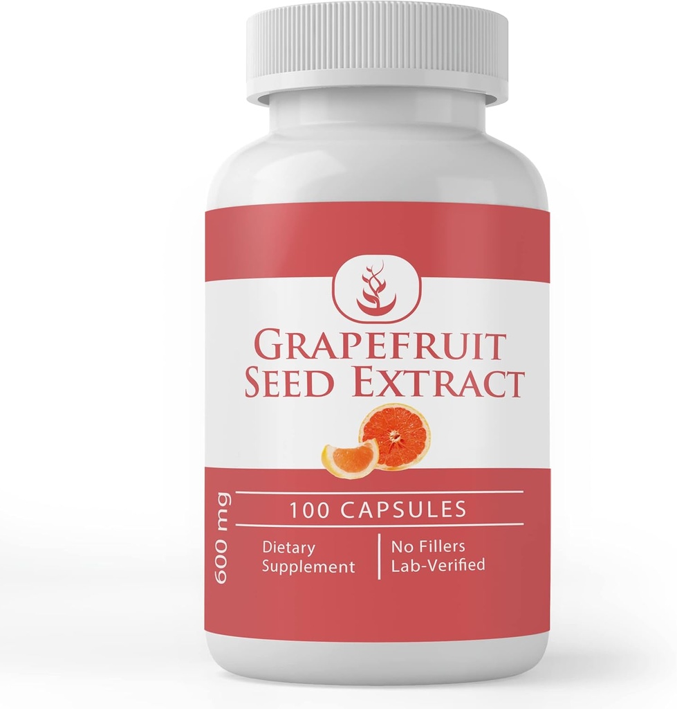 Ingredientes originales puros Grapefruit Seed Extract (100 capsules) Siempre puro, sin aditivos ni artillería, Lab Verified