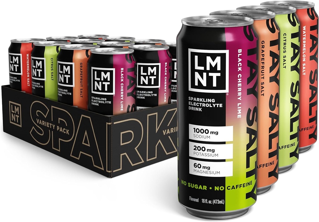 Bebe LMNT Sparkling Electrolyte Drink - Variety Pack ← 12-Count