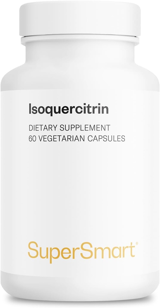 Supersmart - Alpha Glycosyl IsoQuercitrin 200mg por día - Bioactive Quercetin EMIQ - Suplemento Flavonoide ← No GMO & Gluten Gratis - 60 cápsulas vegetarianas