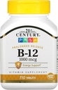 Siglo 21 B 12 1000 mcg Tablas de liberación prolongadas, 110 conteo
