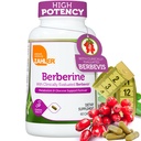 Berberina con berebevis clínicamente valoradas, metabolismo y Glucos Support Fórmula, 60 cápsulas.