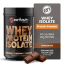 Whey Isolate Protein Powder – Post Workout Recovery Powder for Muscle Recovery & Growth – 25g Protein – Fácilmente Digestible – No Gluten-Free – Chocolate Flavor – 20 Servings (1,41 libras)