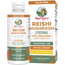 MaryRuth Orgánicas Reishi Vegan Mushroom Suplemento TEN Ultra Absorption Liposomal TEN Immune Apoyo con 200mg Beta-Glucans, Vegan ←Full Spectrum Reishi Mushrooms Fruiting Body ← 7.6 oz,
