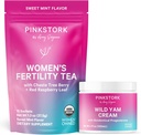 Cerebro de la fertilidad de esterk rosa y crema de Yam silvestre para las mujeres, la fertilidad, la ovulación, la concepción y la hormona equilibrio para las mujeres con el árbol de Chaste Berry (Vitex) - Duo