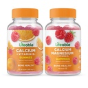 Calcio Lifeable con vitamina D + magnesio de calcio, himmies Bundle - Gran Tasting, Suplemento de vitamina, Gluten Gratis, GMO Gratis, Chewable