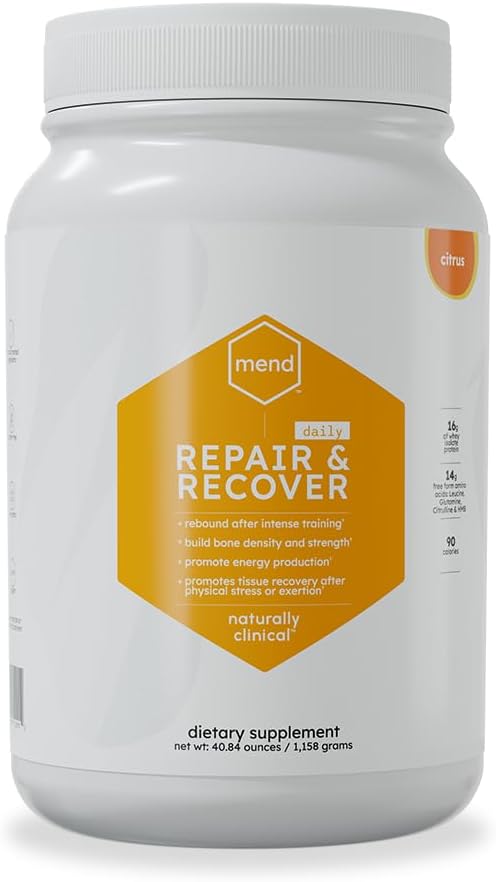 MEND Reparar " Recover Citrus Protein Powder - Soporte Curación de Huesos, Libras y Tissues