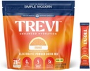 Electrolitos gratis de azúcar TREVITM - Paquetes de polvo de mezcla de bebidas - 28 cuenta - Orange