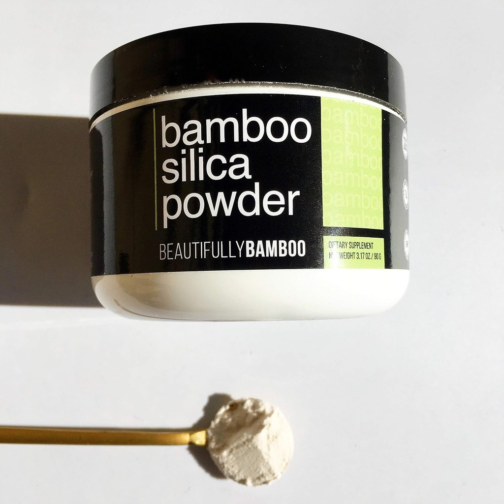 Bamboo Silica Extract Power [Hair, Skin & Nails -150 Servings] - Hermosamente Bamboo