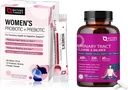 NATURE TARGET Probióticos para la salud digestiva de las mujeres Salud Tract con D Mannose & Cranberry