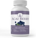 PURE ORIGINAL INGREDIENTES Acai Berry (100 capsules) No Magnesium Or Rice Fillers, Siempre Puro, Lab Verified