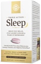 Solgar Triple Action Sleep, 30 Tri-Layer Tablets - Time-Release Melatonin & L-Theanine Plus Herbal Blend - Ayuda a relajarse, Fall Asleep Fast & Stay Asleep Longer - Non-GMO, Gluten Free - 30 Servings