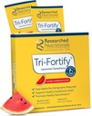 Glutatione Liposomal (450mg) Gel líquido + vitamina C - Tri-Fortificar - Aid Natural Energy, Immune Support " Detox - Clinically Researched for Absorption, Watermelon (20 Packets)