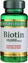 Bounty Biotin de la naturaleza 10.000 mcg, Rapid Release Softgels 120 ea (Pack of 12)