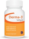 CEVA Derma-3 Softgels, Omega-3 ácido graso & Suplemento de vitamina para perros medianos/large (60Count)