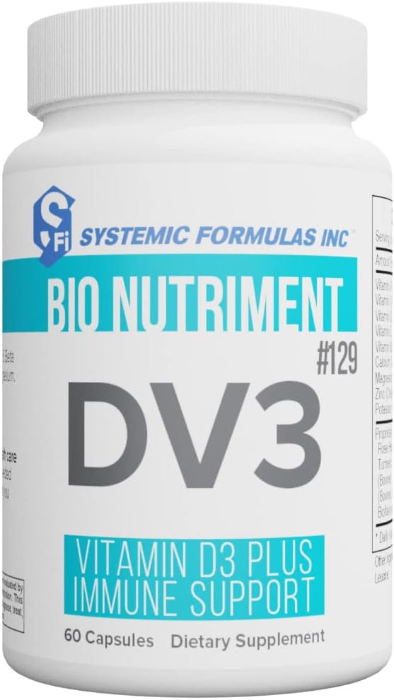 Fórmulas sistémicas DV3 BioNutriment Vitamina D3 Plus Immune Support
