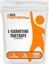 BulkSupplements.com L-Carnitina Tartrate Powder - Amino Acid Powder, Carnitine Supplement - Unflavored & Gluten Free, 1g per Serving, 1kg (Pack of 5) (11 lbs)